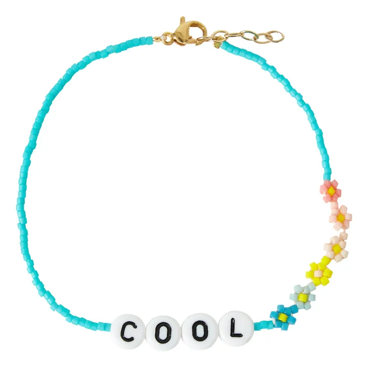 Bbuble Bracelet de Cheville Rainbow Cool - Collection Enfant  | Bleu