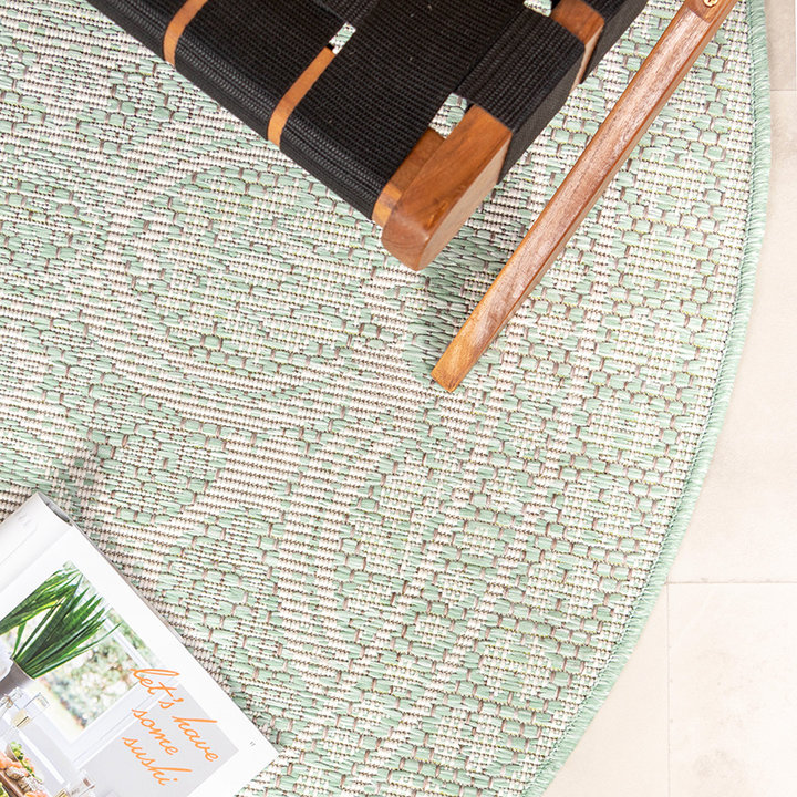 Rond Buitenkleed - Summer Oriental Mint