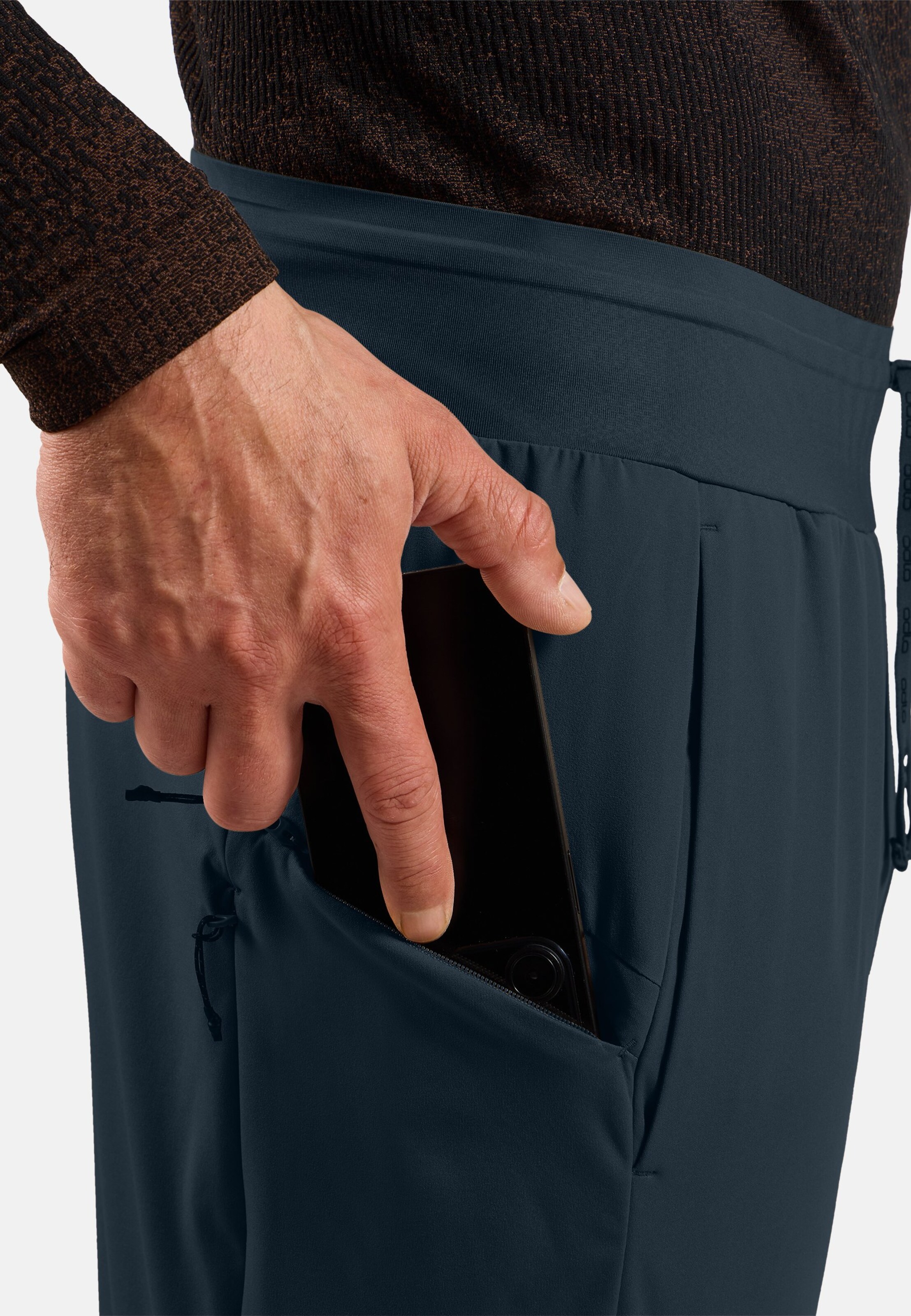 Winddichte Zeroweight Pro Warm Langlaufhose in dark sapphire