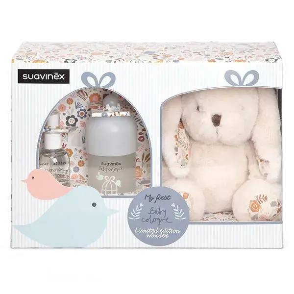 Suavinex - Kit de Pelúcia + Colônia Infantil 100ml + Amostra de 50ml