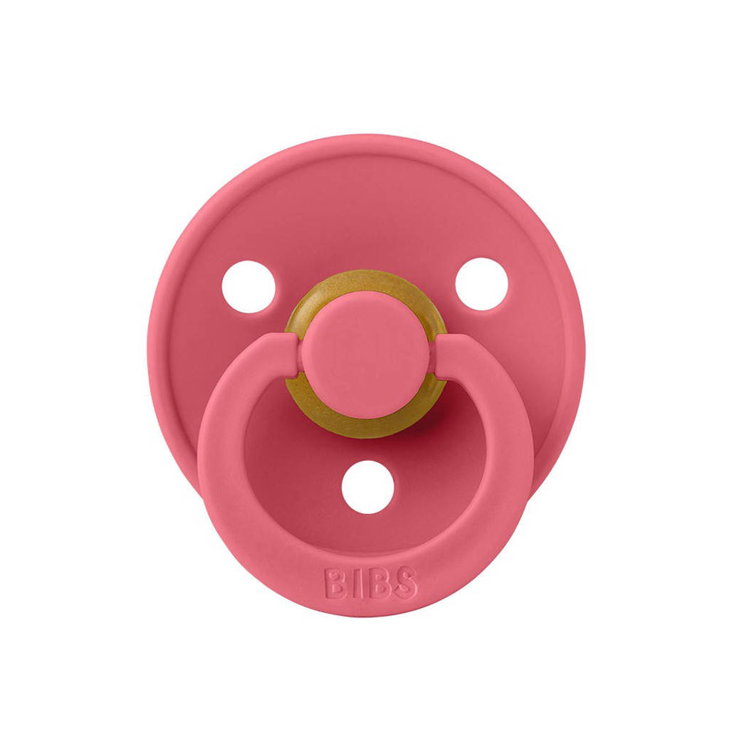 fopspeen - maat 1 - Dusty Pink / Coral (2 stuks)