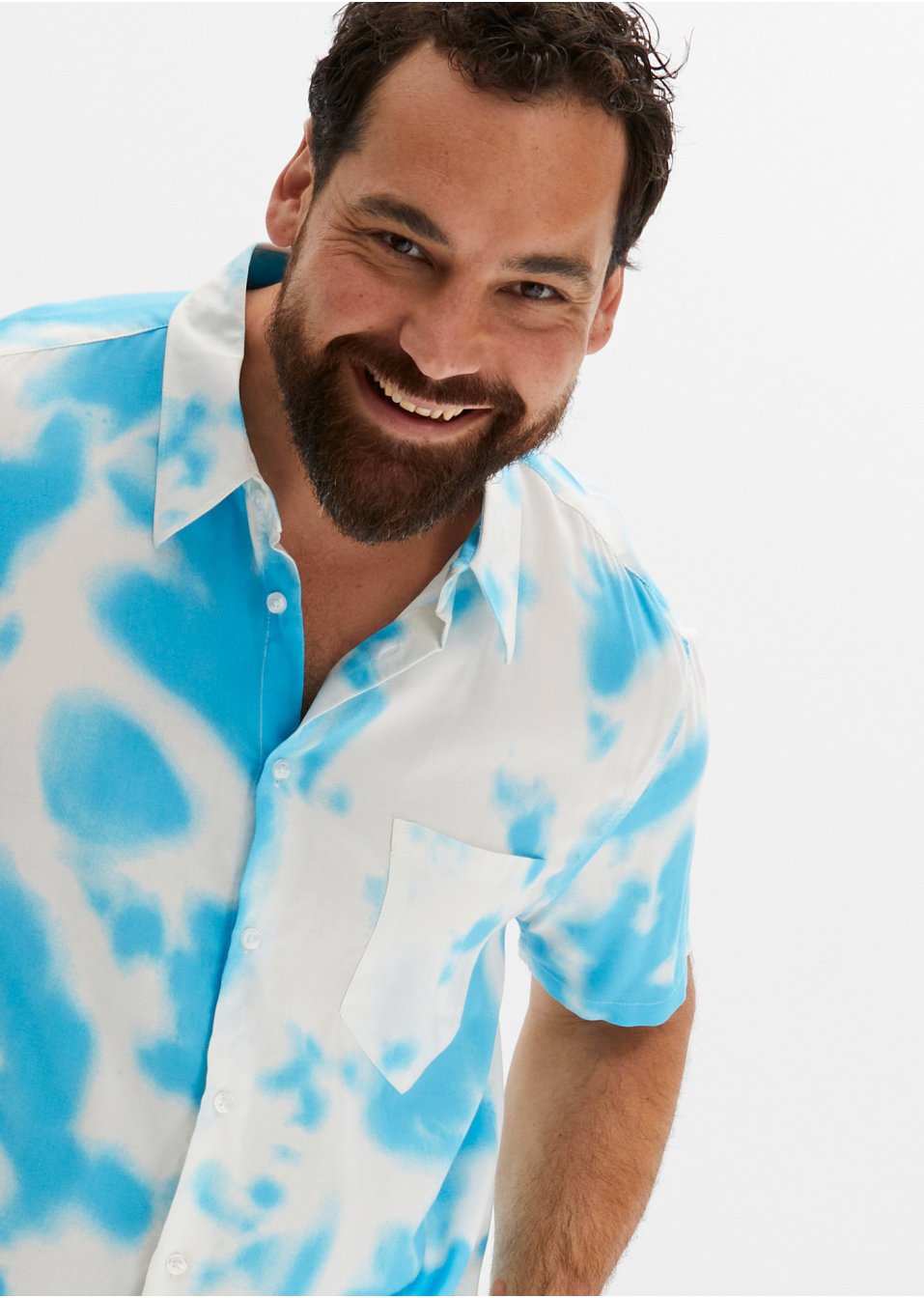 Chemise manches courtes en viscose