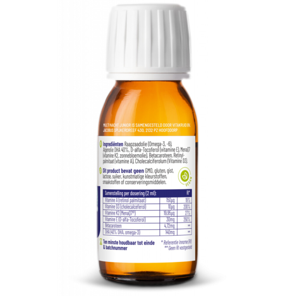 2x Vitakruid Multi Nacht Junior 60 ml