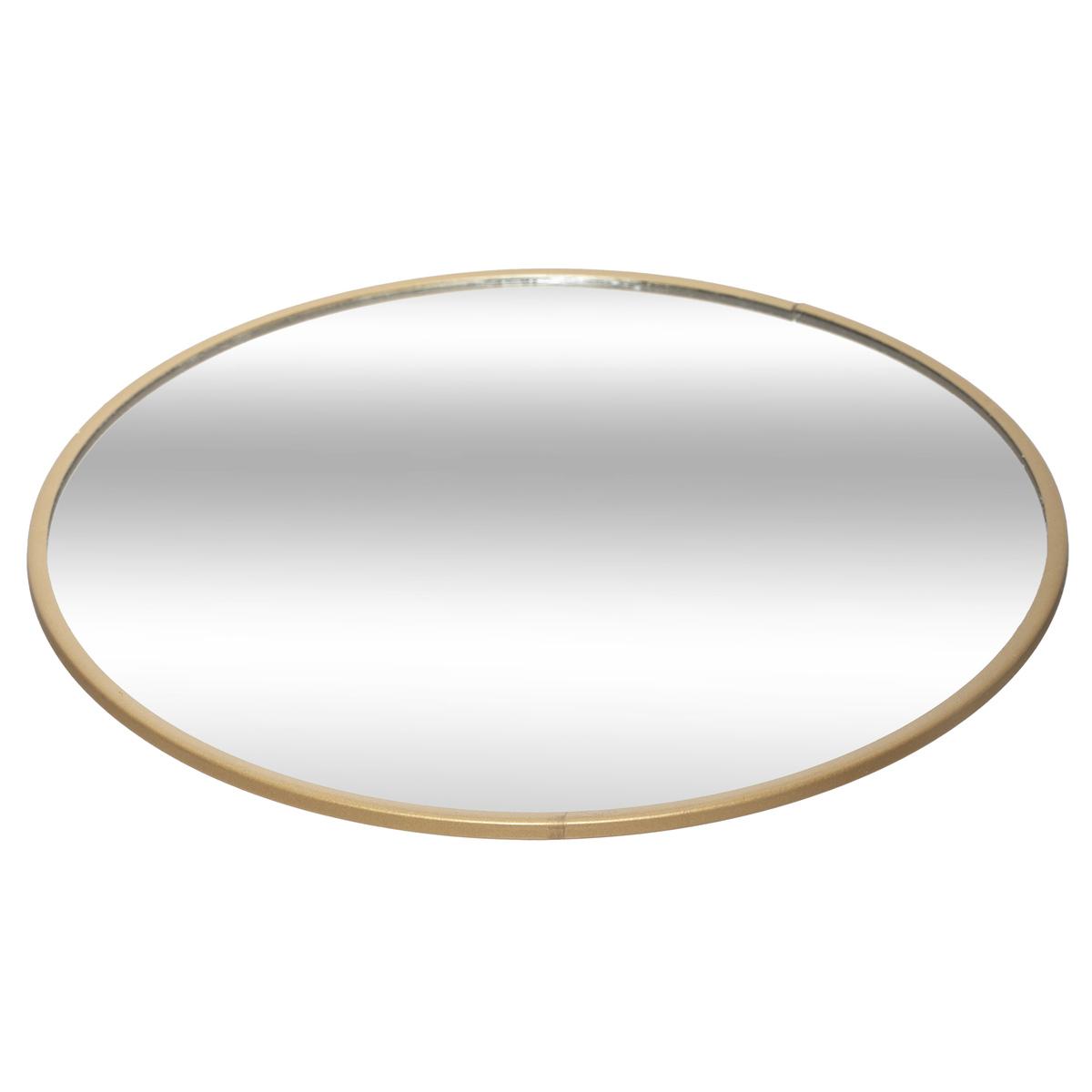 PLATEAU MIROIR POUR BOUGIE D.20CM