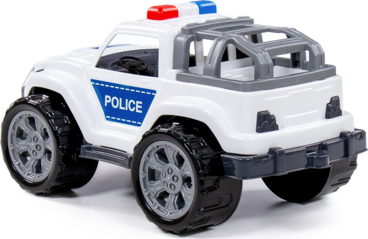 Politi Legetøjsbil - Jeep - 38 CM - Hvid