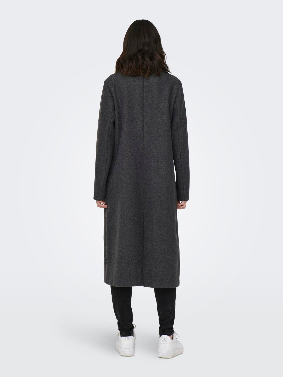 ONLEMMA Mantel Dark Grey Melange