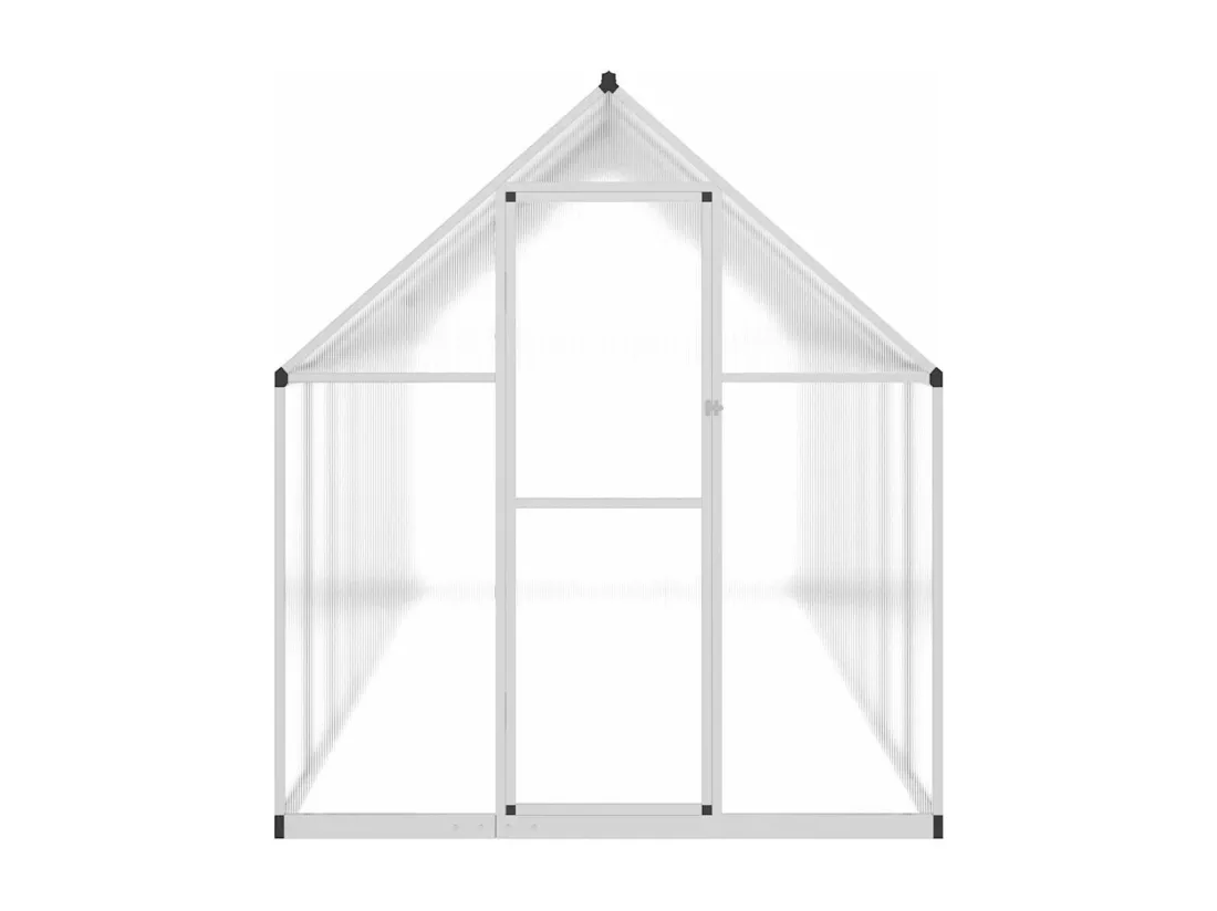 Serre tente abri plante aluminium argenté 445 x 169 x 195 cm 02_0044525