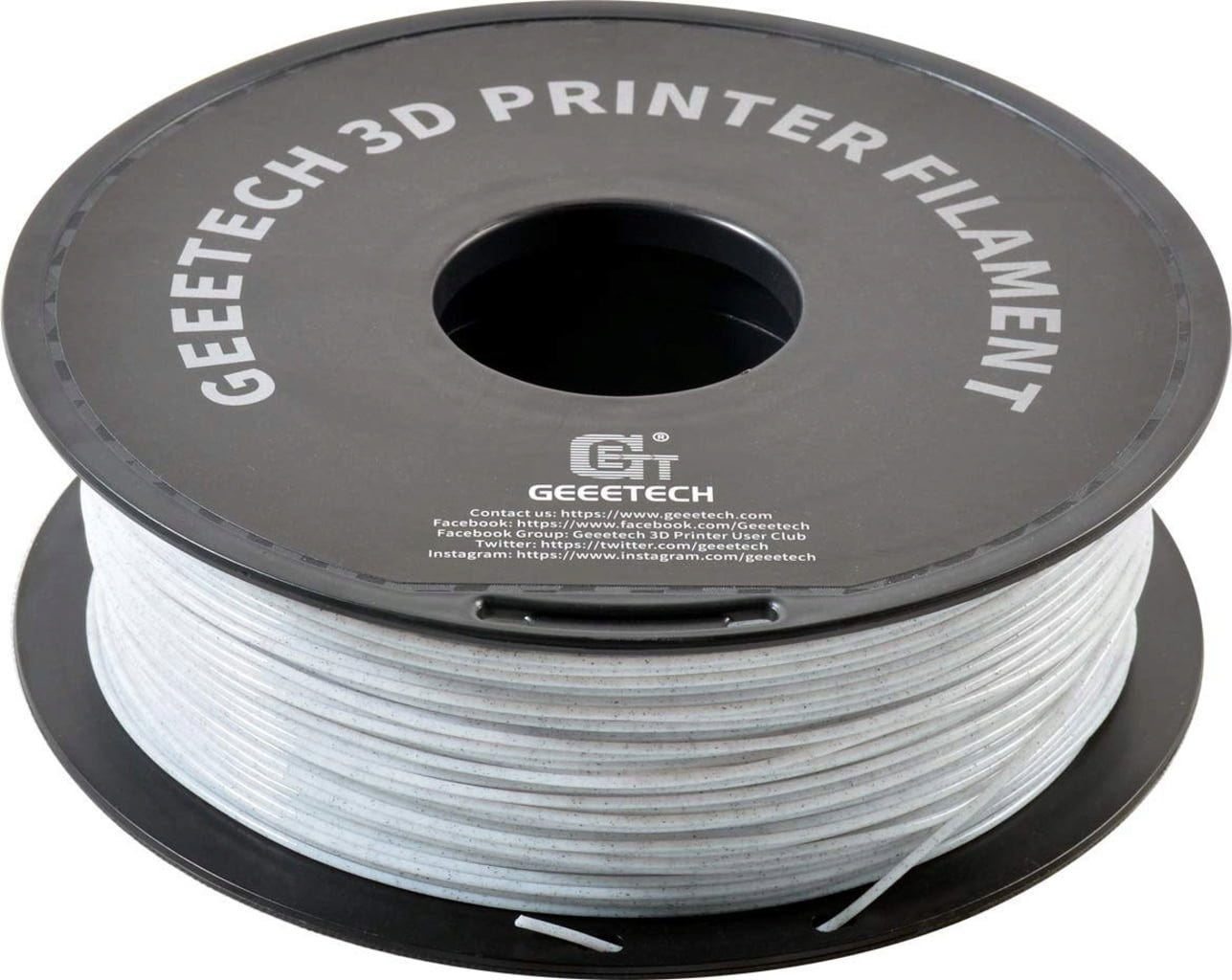 GEEETECH  PLA like Marble, 1,75 mm / 1000 g    Leicht druckbares Filament mit geringen Fertigungstoleranzen und Marmor-Optik