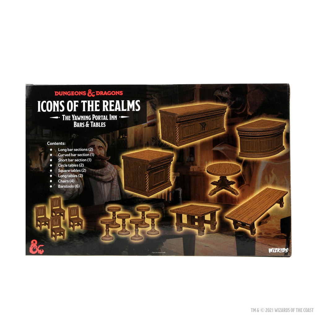 D&D Icons of the Realms - The Yawning Portal Inn - Bars & Tables