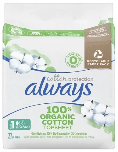 Cotton Protection Always - 11 Serviettes Hygiéniques Taille 1
