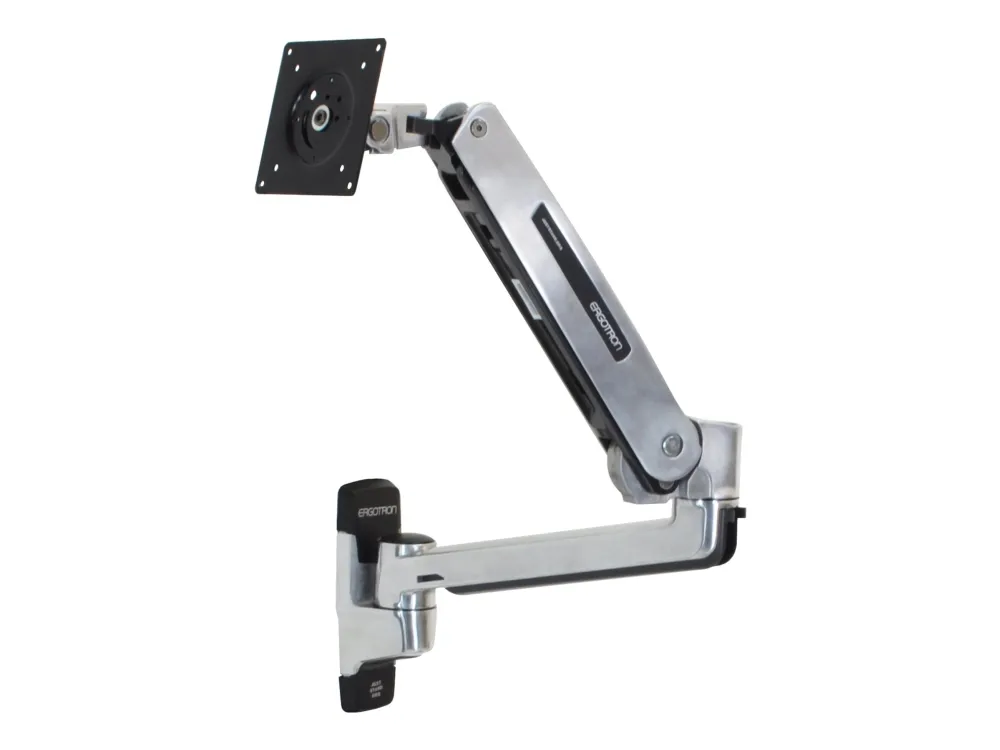 Ergotron LX - Monteringssæt (sidde-standerarm, forlængelse, base, VESA adapter) - for LCD display - kapacitet 3,2-11,3 kg - poleret aluminium - skærmstørrelse: op til 42