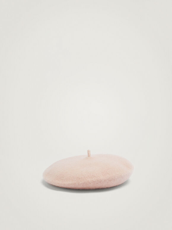 Boina de lã - Rosa