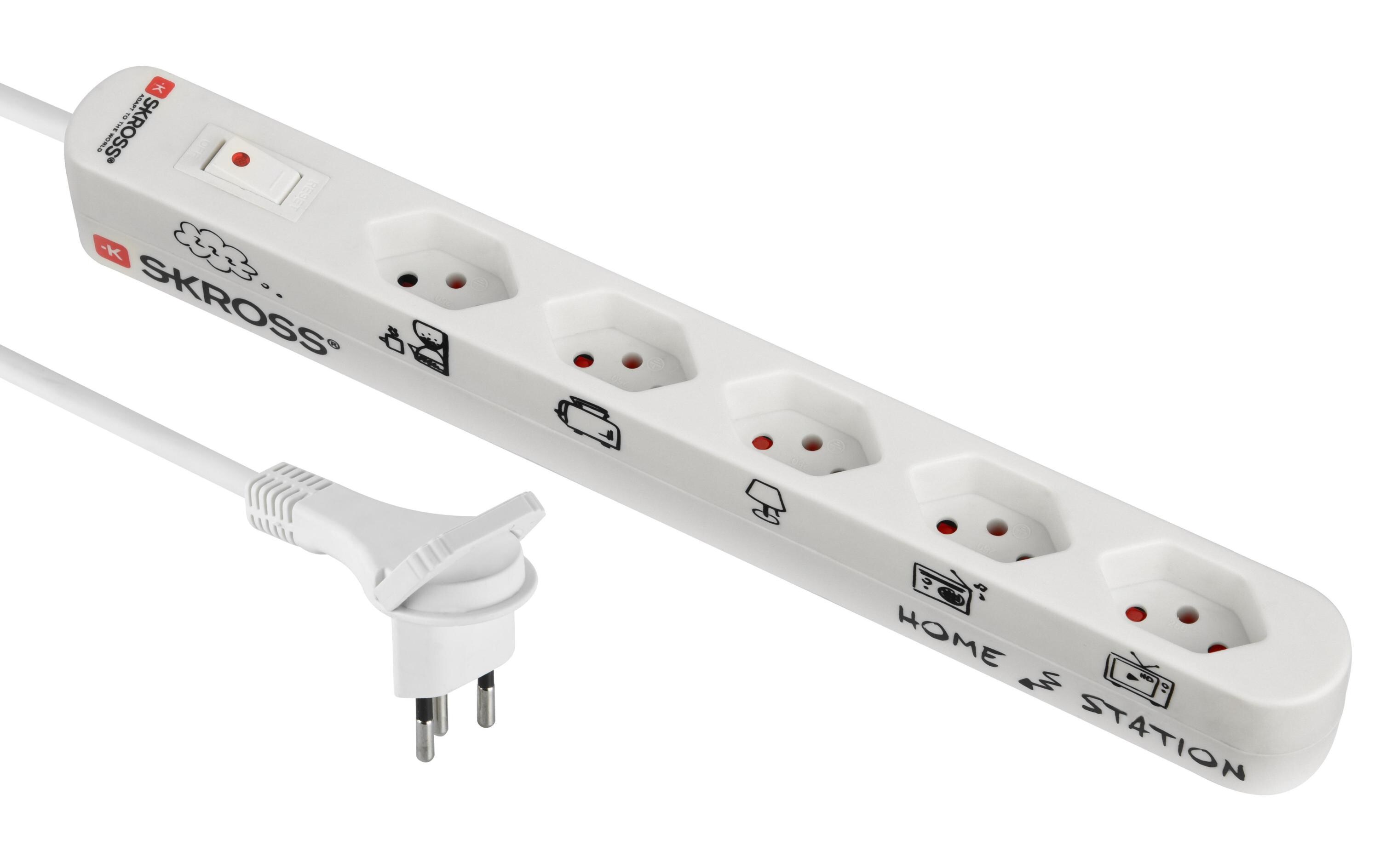 Steckdosenleiste Home StationSteckdosenleiste, Weiss