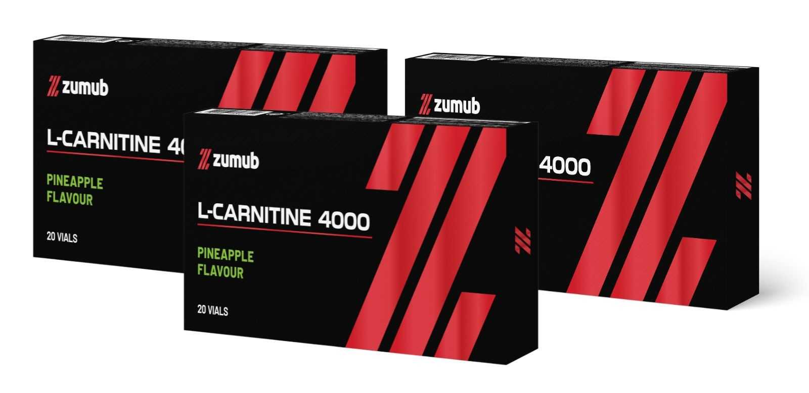 Zumub L-Carnitina 4000 40 frascos (2x 20)