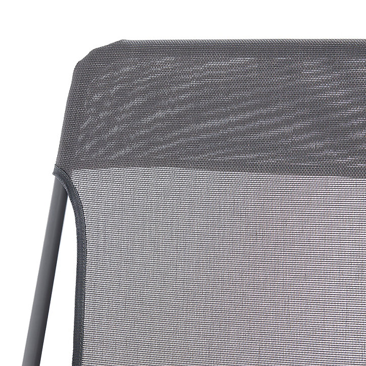 Chilienne en métal et toile GoodHome Joline gris