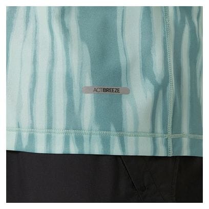 Maillot manches longues Asics Road All Over Print Vert Homme