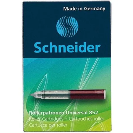 Schneider Rollerpatrone Universal 852 M, rot, 5er Schachtel