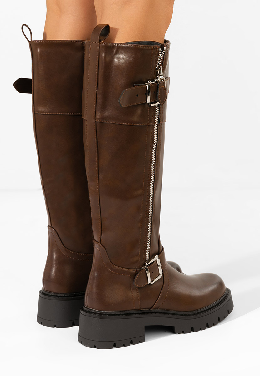 Bottes femme brunes Pavora