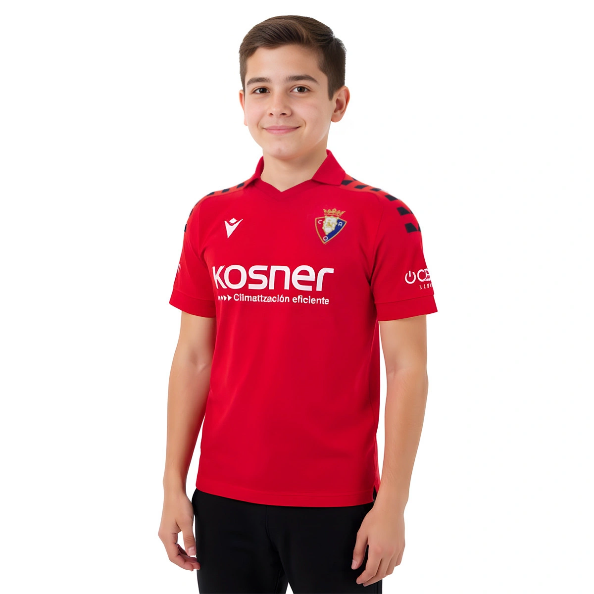 Camisola Macron CA Osasuna Primeiro Equipamento 2025-2026 Criança
