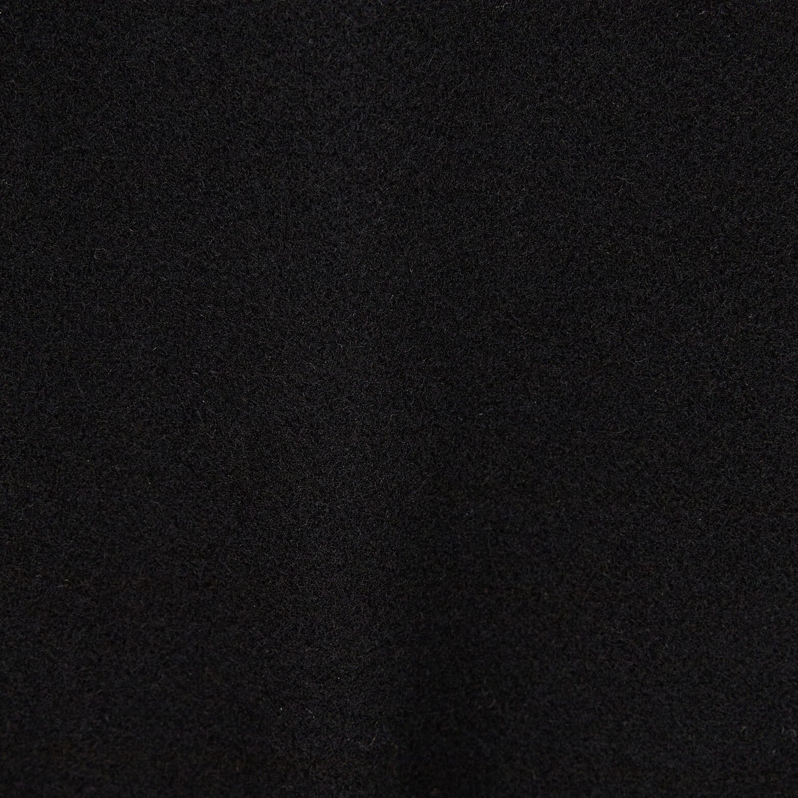 Manteau en laine col montant Noir