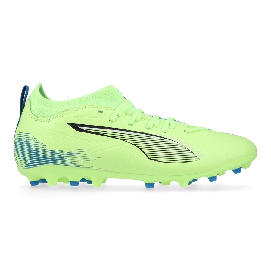 PUMA Ultra 5 Match MG Lights Out - Fizzy Apple/Blanc/Bleu Enfant