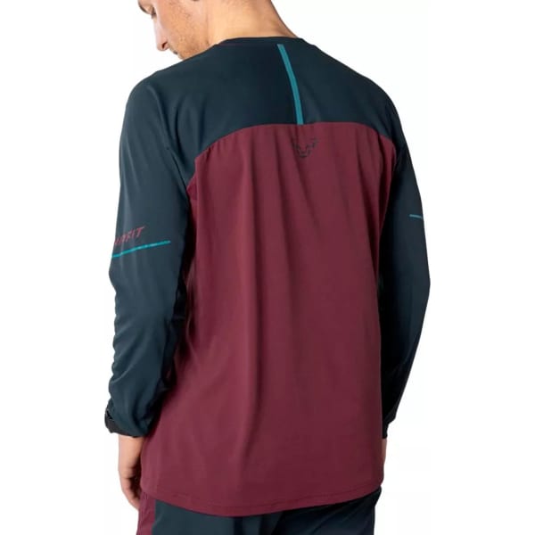 T-shirt trail DYNAFIT ALPINE PRO M L/S TEE BURGUNDY