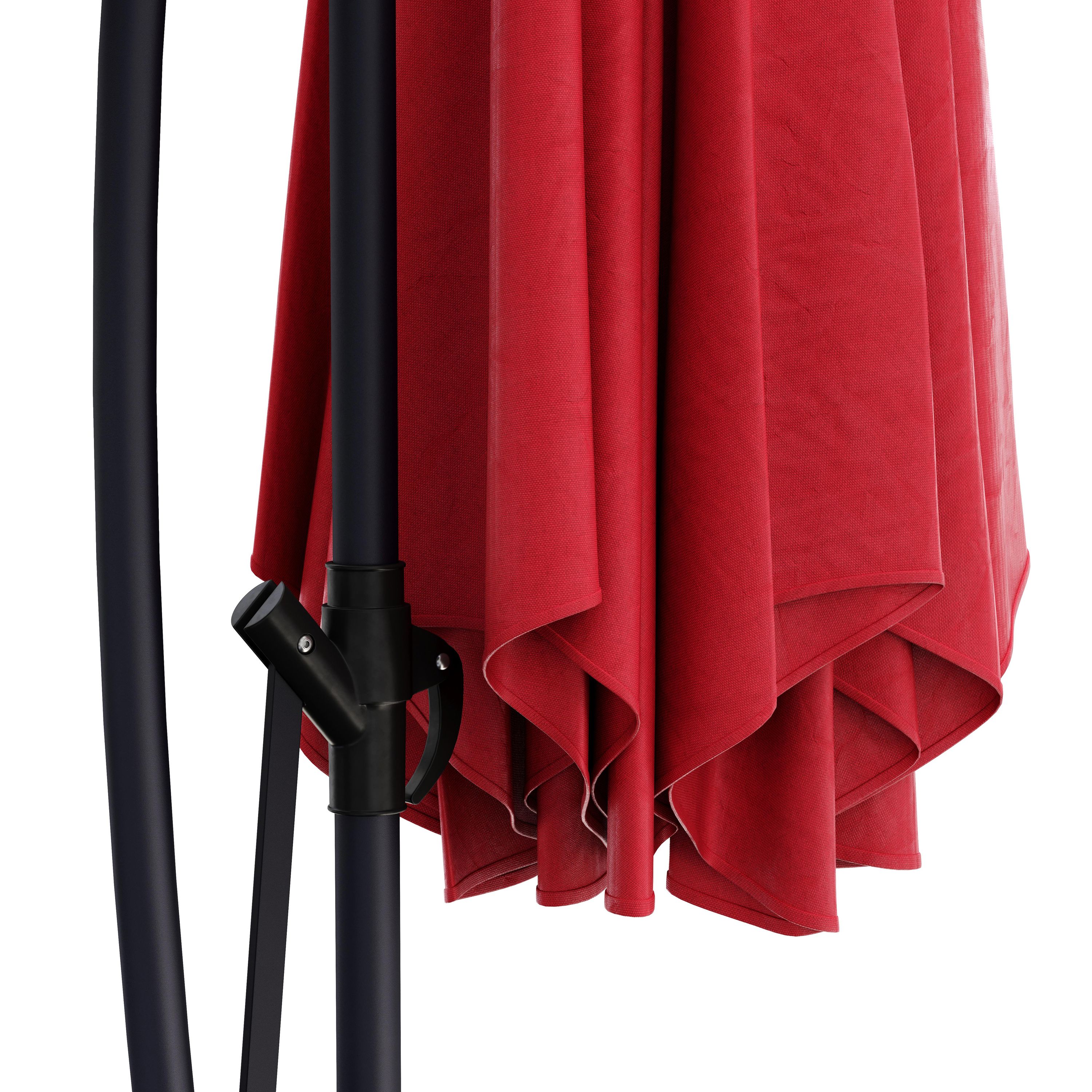 Sonnenschirm Ampelschirm SUN 300 cm rot