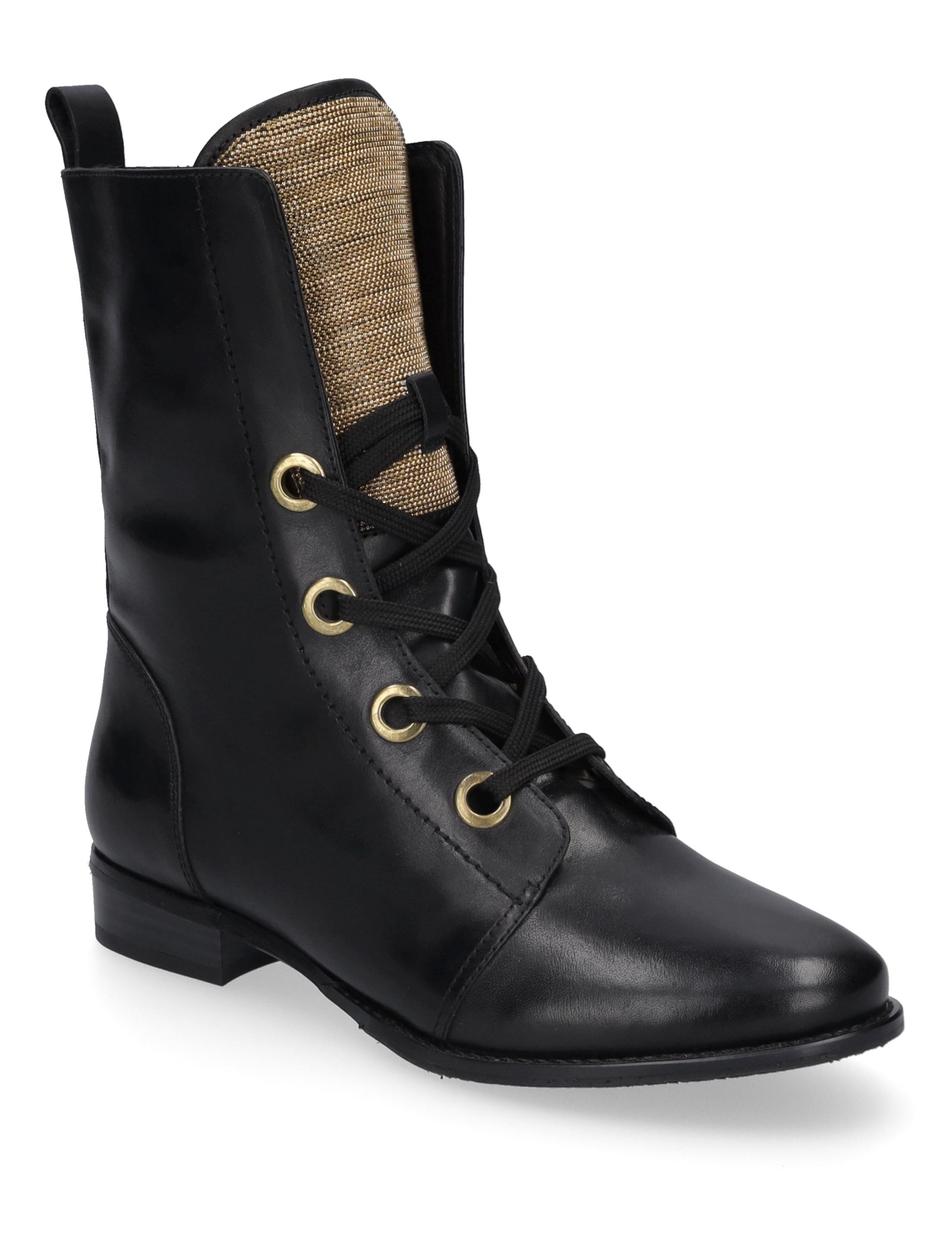 Stiefelette Sena 1 47, schwarz-komb
