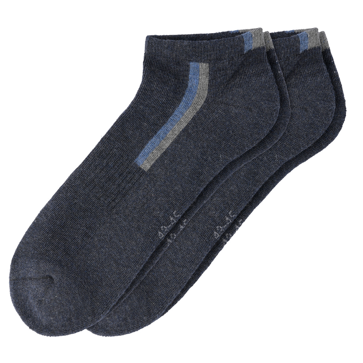 VanVaan 2 Paar Herren Trekking Sneaker-Socken dunkelblau