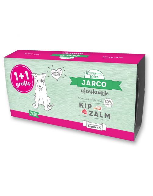 Jarco Dog Vleeskuipje 1+1 2x150 g - Hondenvoer