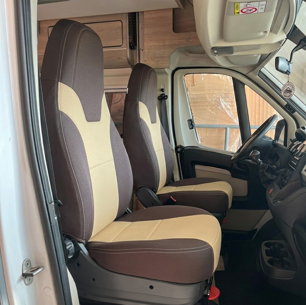 K'Foam Fiat Ducato Montecarlo premium stoelhoes - Set van 2