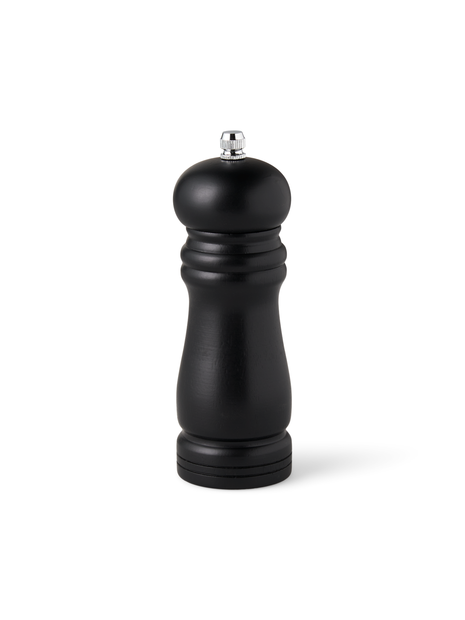 Kværn | Gummitræ/keramik/polypropylen. Ø5 x 15 cm. | Black