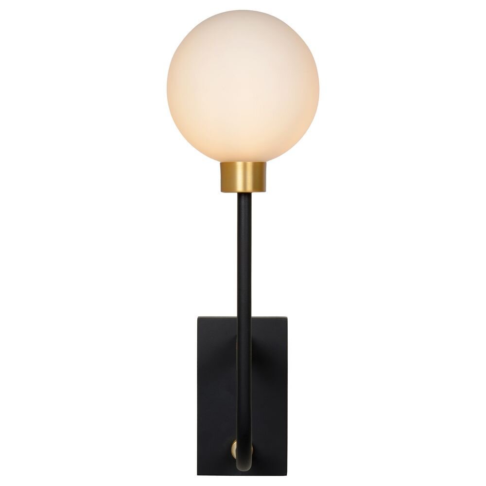 Berend badkamerwandlamp in zwart G9 390 x 195 x 120 mm