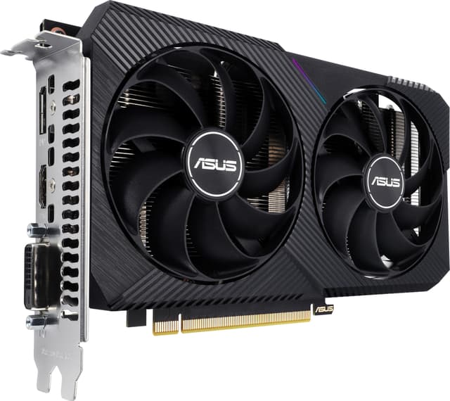 ASUS GeForce RTX 3050 DUAL OC V2 graphics card (8 GB GDDR6)