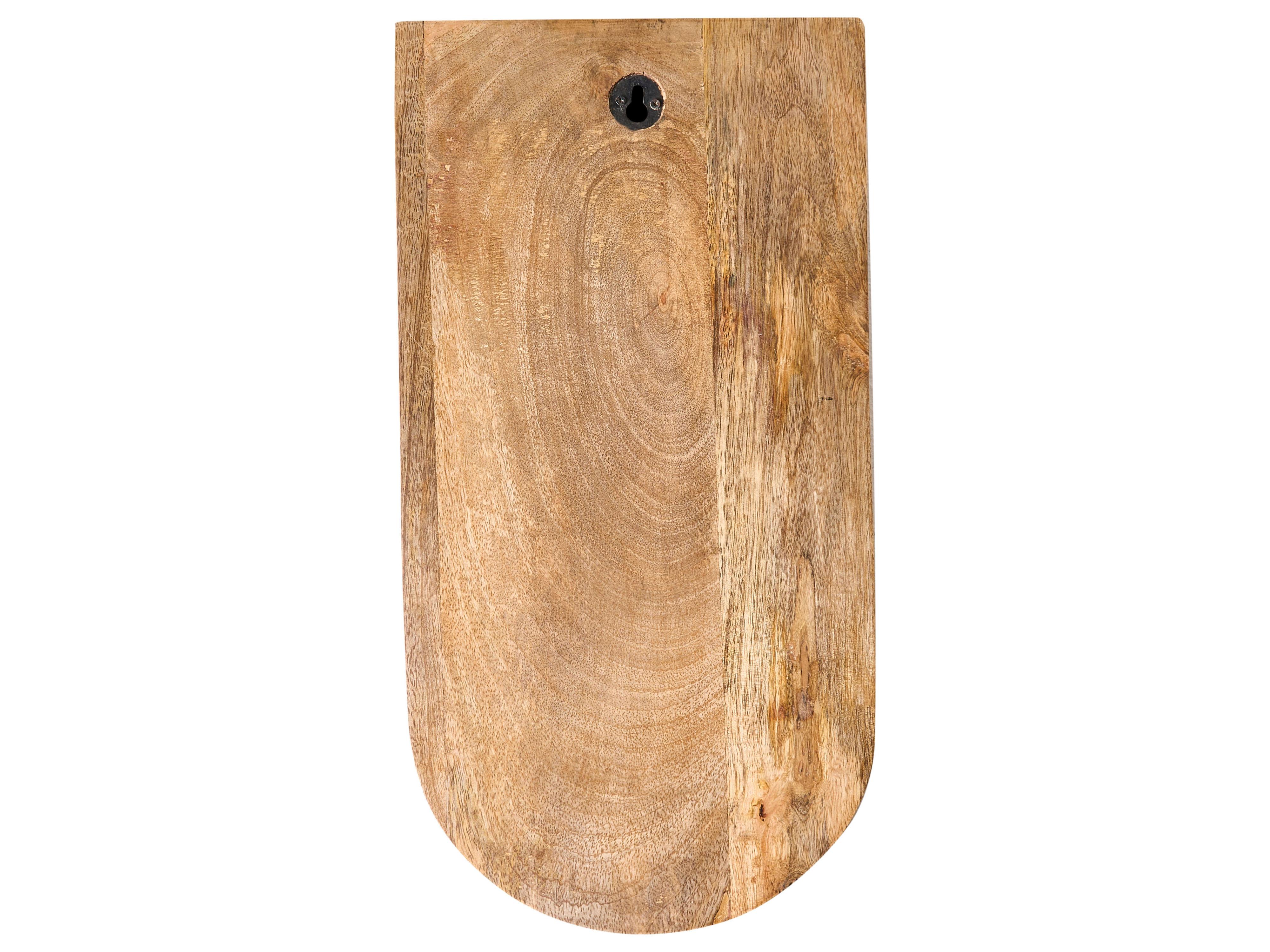 Wanddecoratie Gezicht JIMETA Mangohout 40 cm Blauw