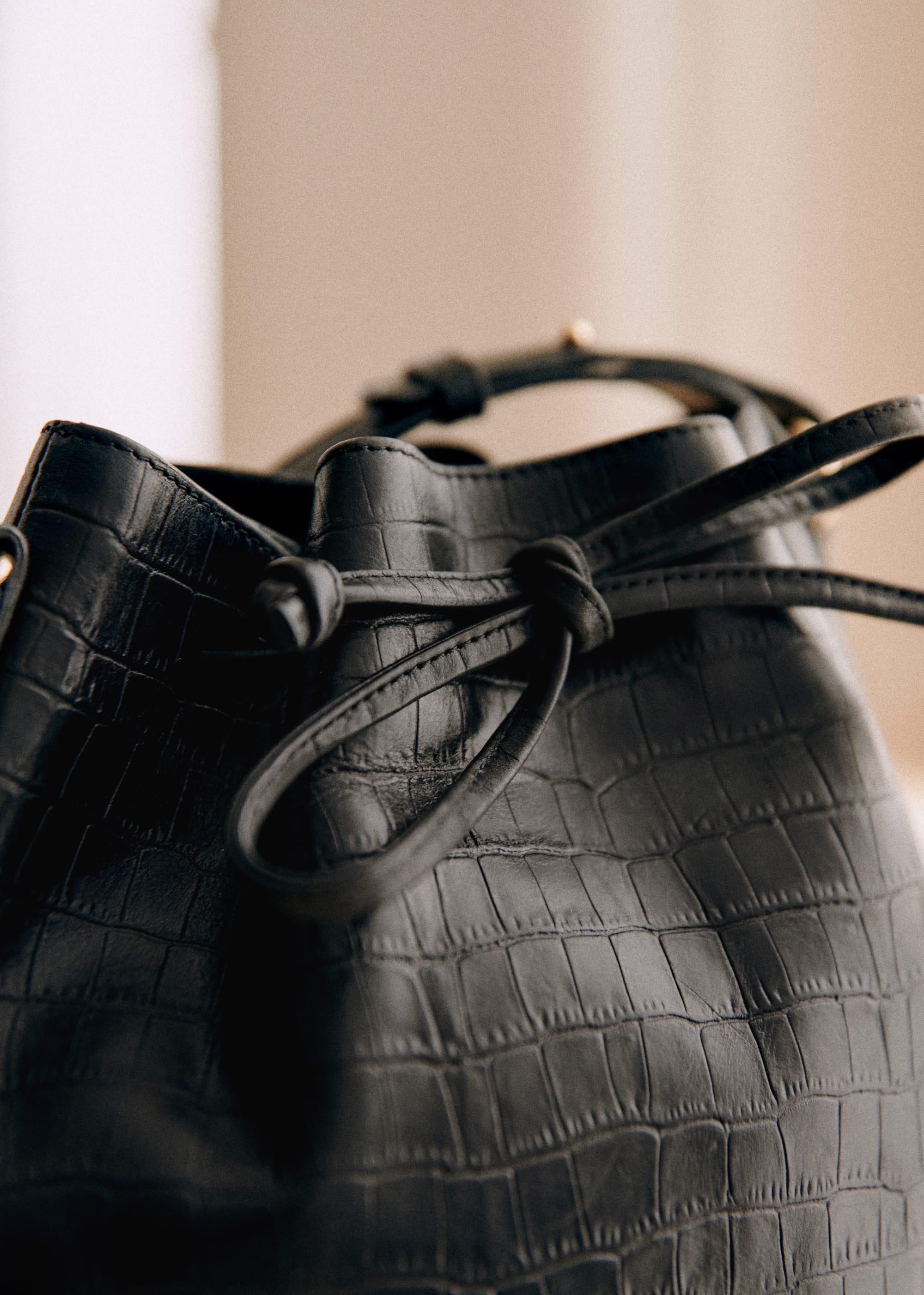 Bourse Farrow - Noir Croco - SACS/NEW SACS Nos Sacs Iconiques 5906329