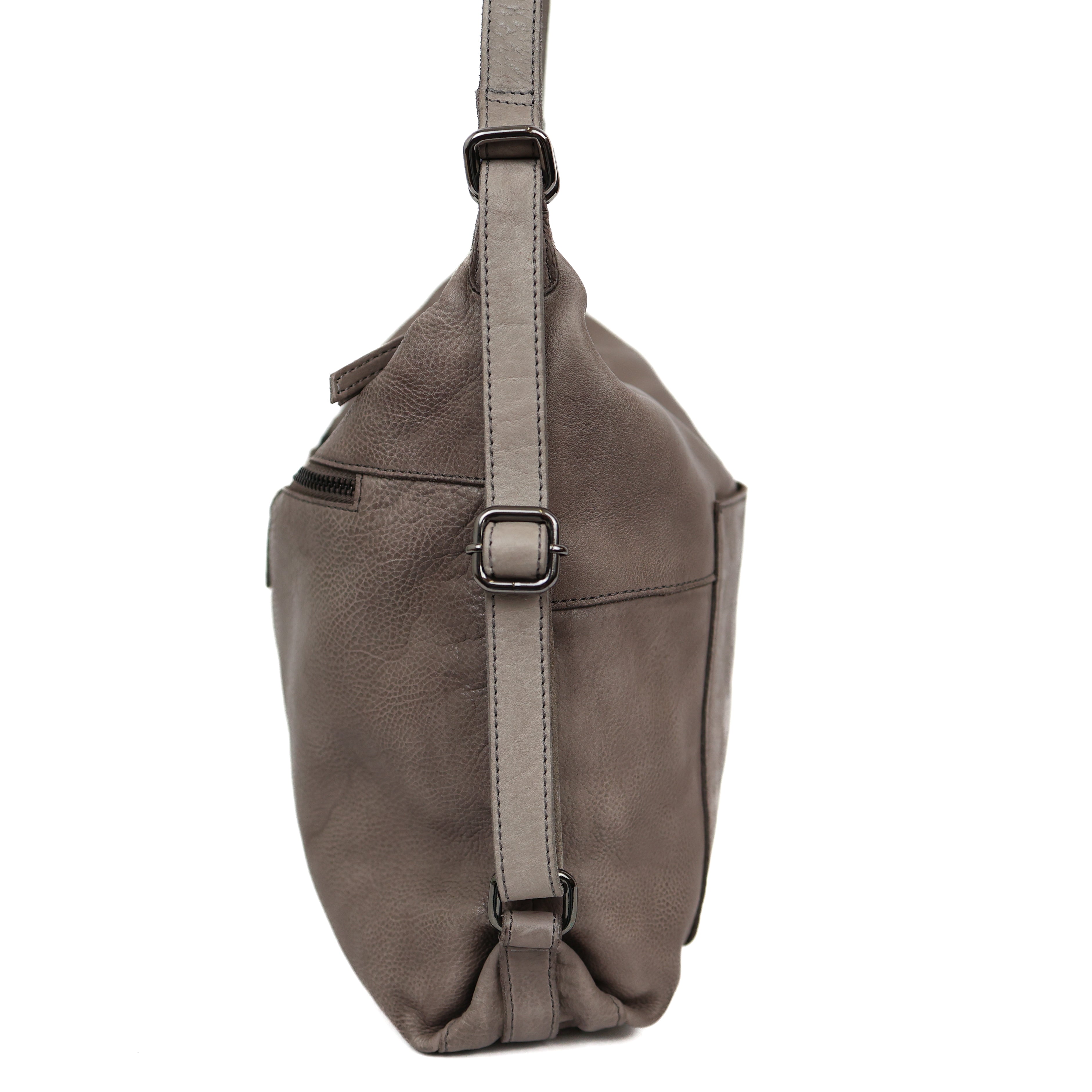 Rugzak/handtas 'Veerle' grijs Grey