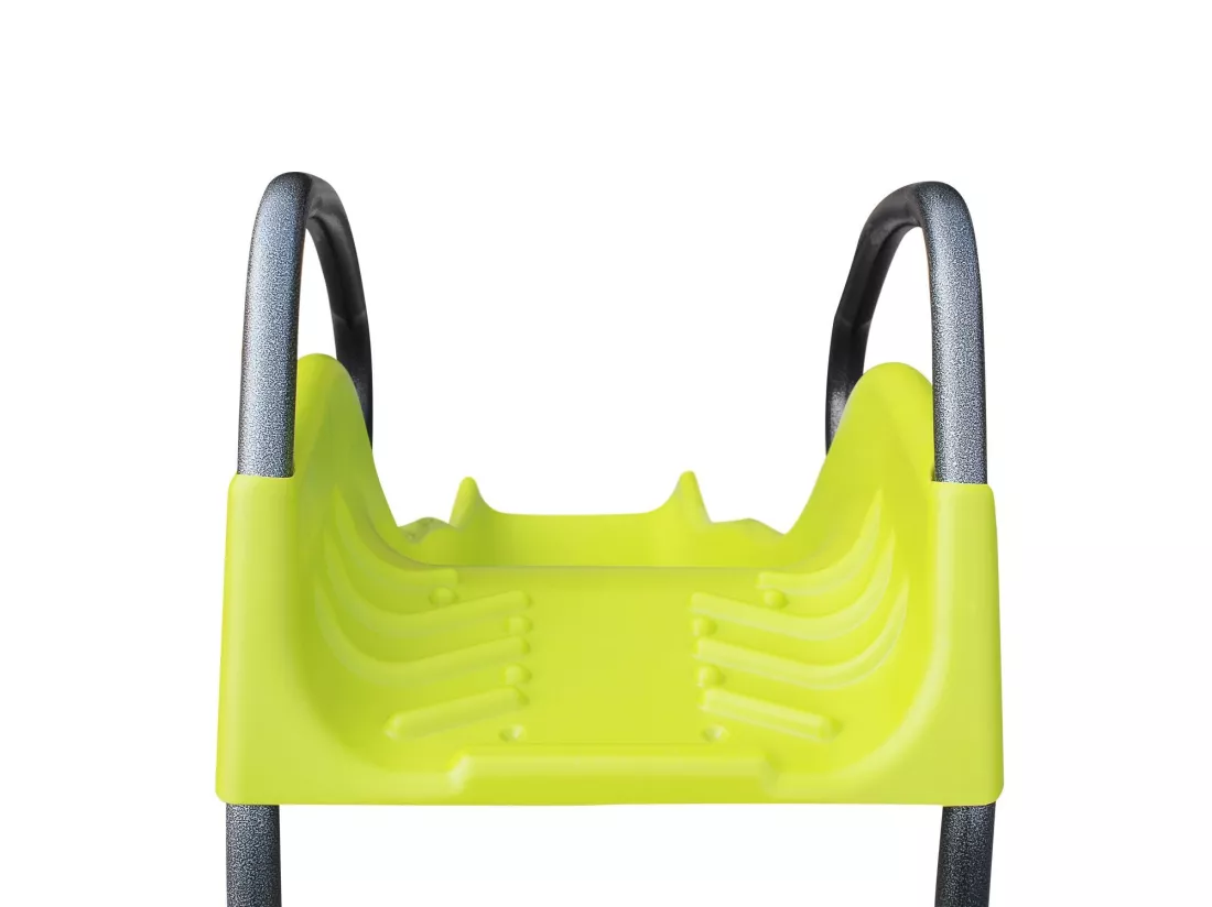 Toboggan - Sirocco vert - Glissière double vague. 175cm de longueur. structure de jardin extérieure. aire de jeu pour le jardin.