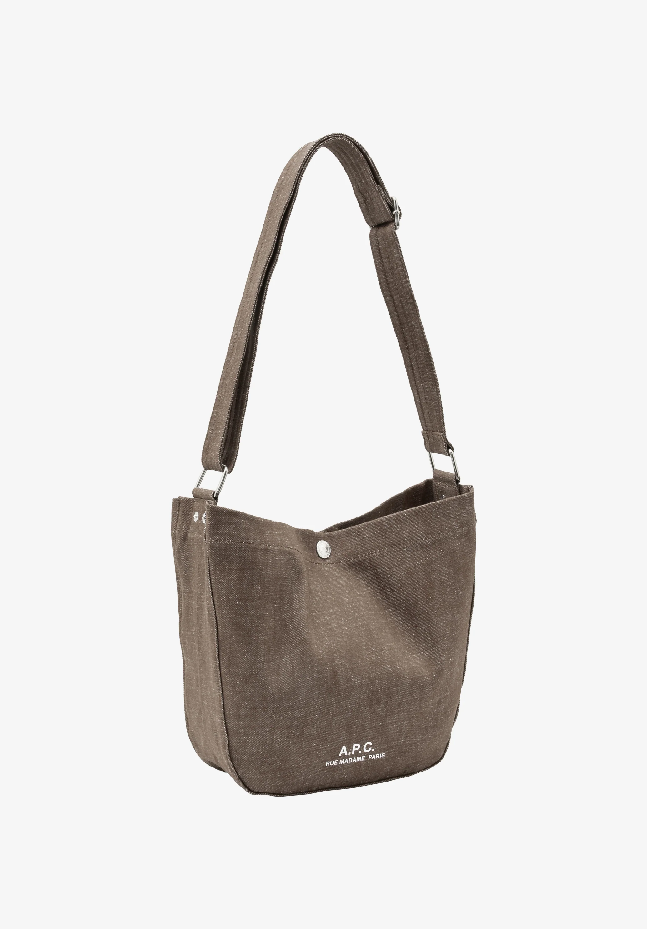 Besace Journal Small - Marron fonce