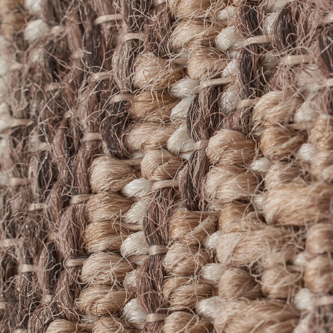 Nazar Rugs Tapis aspect jute TULUM 9062 intérieur & extérieur marron - 60x180 cm