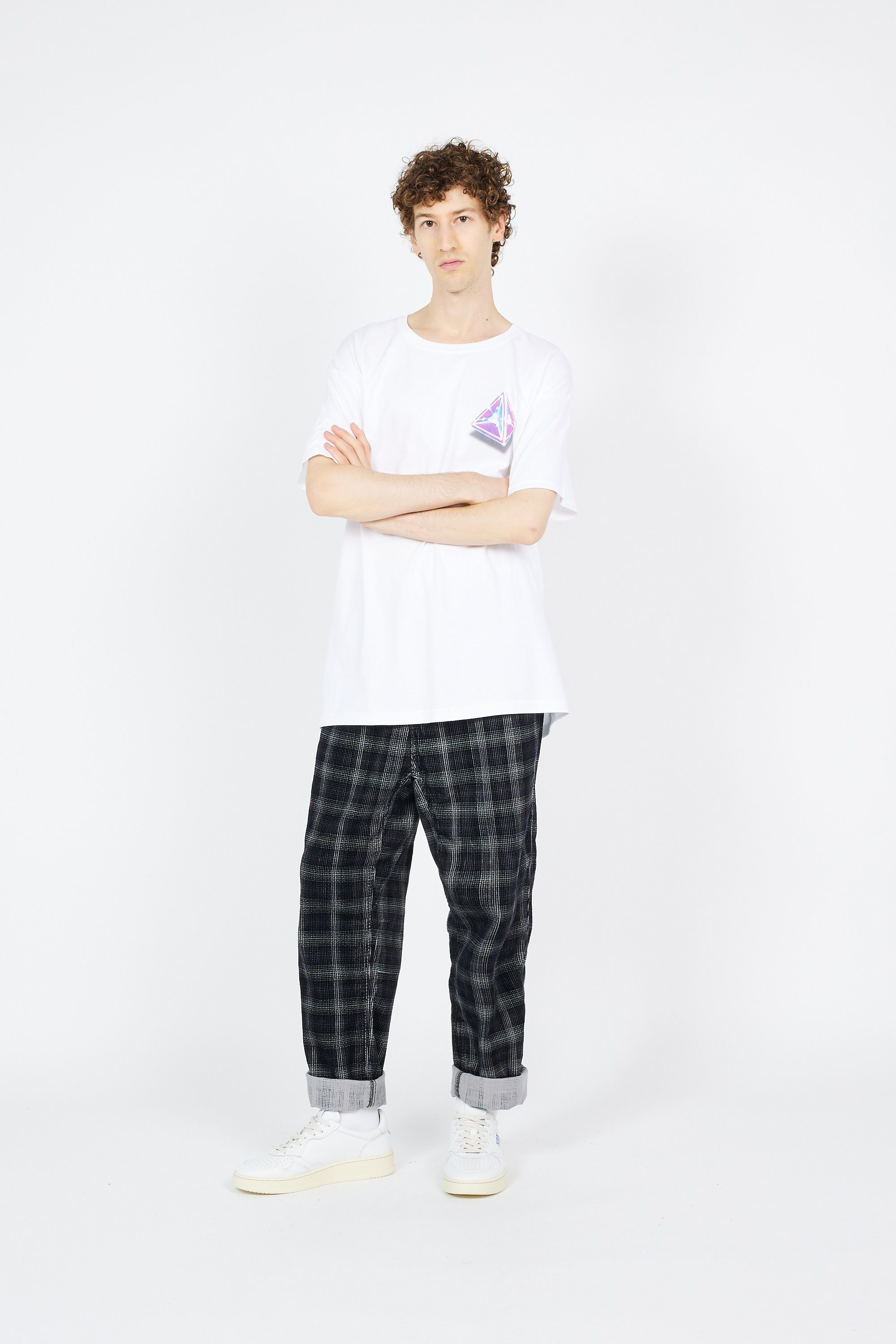 HUF T-SHIRT TESSERACT Blanc
