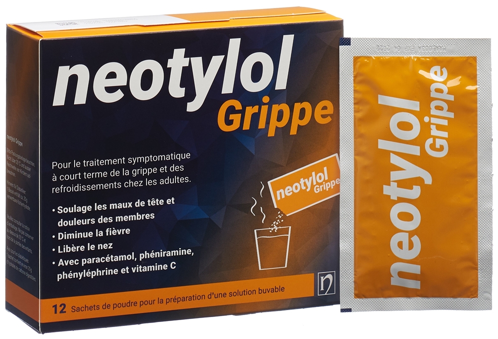 NEOTYLOL Grippe Plv zur Herstellung einer Lösung zum Einnehmen Btl 12 Stk
