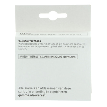 GAMMA Ventoux Enkel Stopcontact Wit