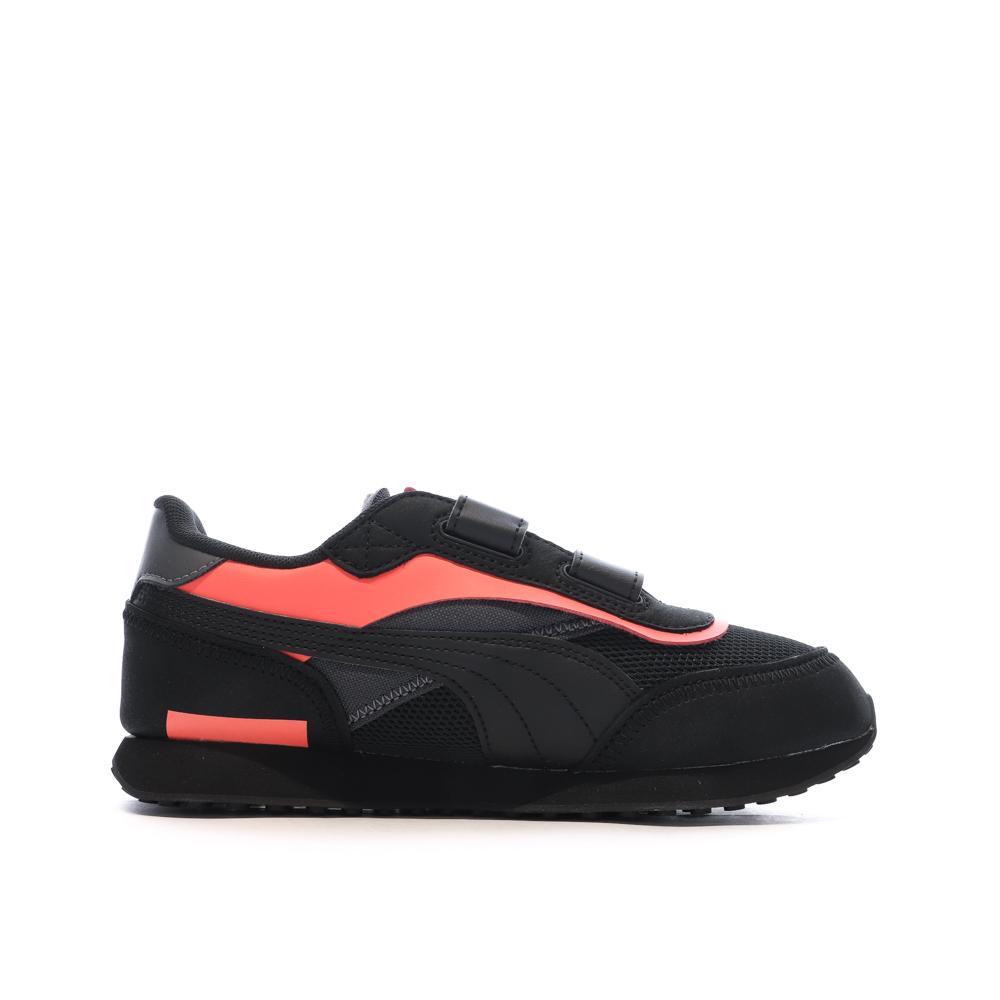 Puma Baskets Noires/Oranges Garçon Puma Future Rider