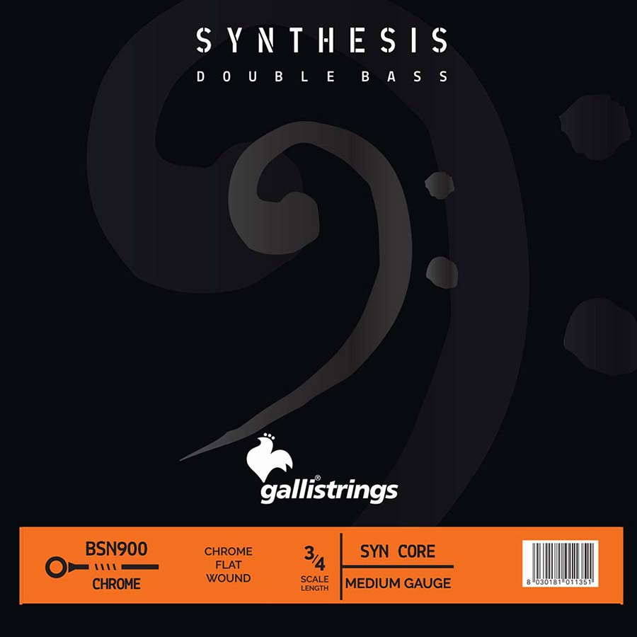 Galli Strings Synthesis BSN900 medium flatwound snarenset voor 3/4 contrabas