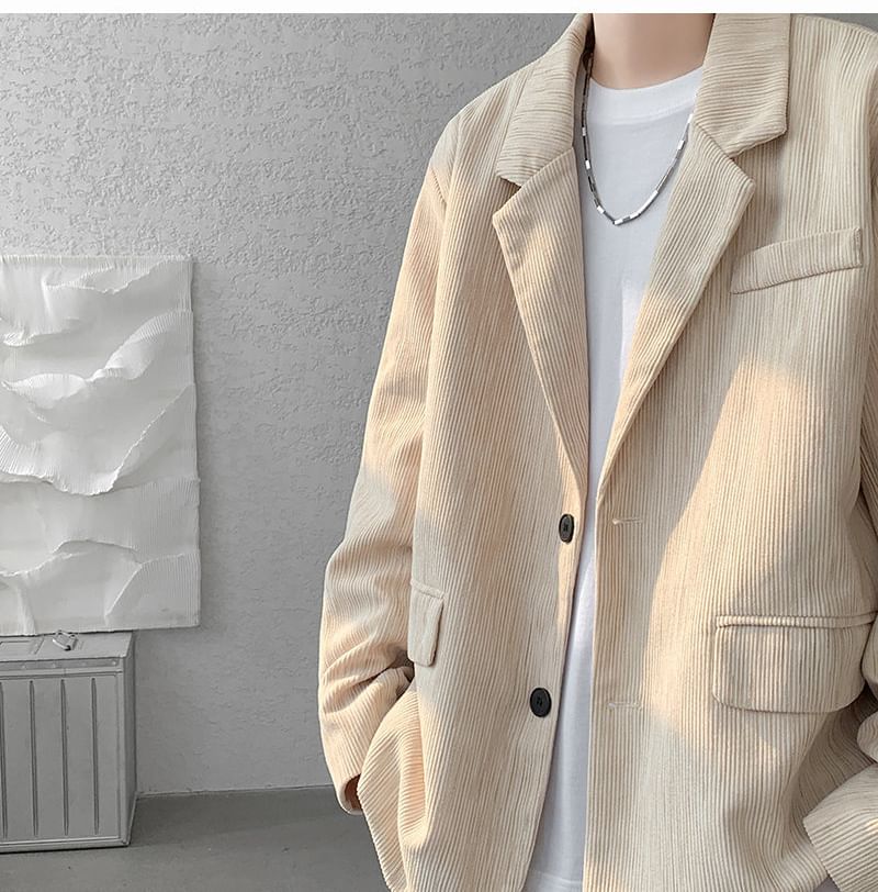 FOEV - Effen enkelrijs blazer