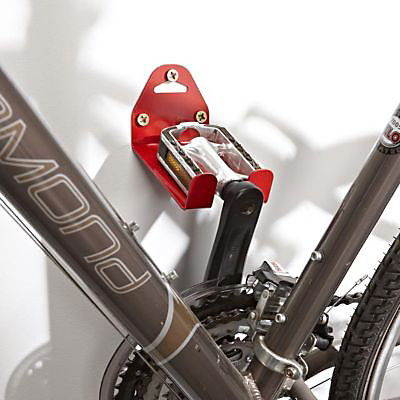 Support de rangement à vélo Mottez L. 8 cm x P. 13,8 cm fixation par la pédale