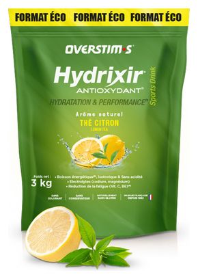 Boisson énergétique Overstims Hydrixir Antioxydant Thé Citron - 3kg