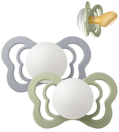 BIBS Couture Leuchtende Schnuller - Gr. 2 - 2er-Pack - Anatomisc