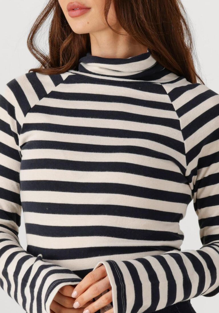 donkerblauwe penn & ink tops & t-shirts longsleeve w25t1189